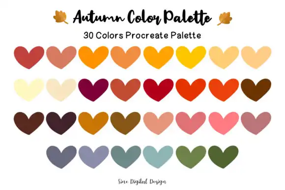 Autumn Procreate Color Palette