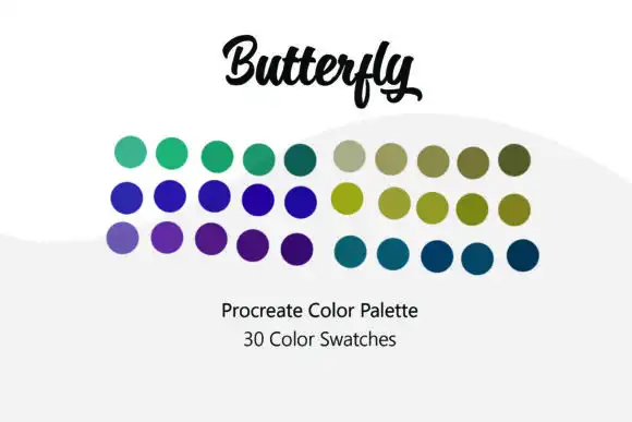 Butterfly Procreate Color Palette