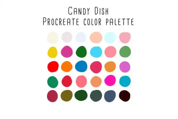 Candy Dish Procreate Color Palette