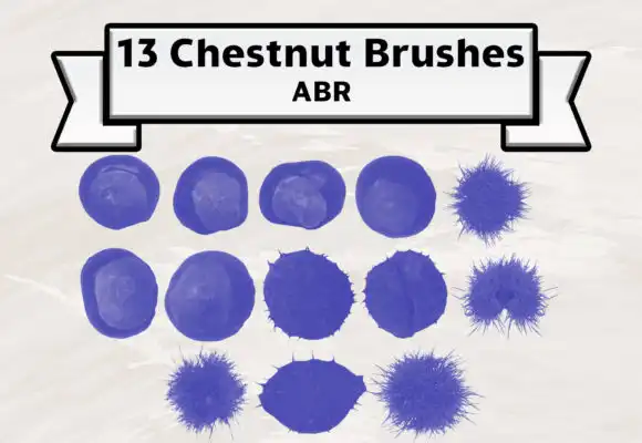 Chestnut Photoshop Brushes Bundle Set