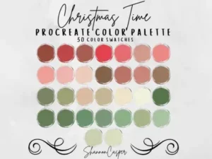 christmas procreate color palette graphics 7972664 1 1 580x387 52310
