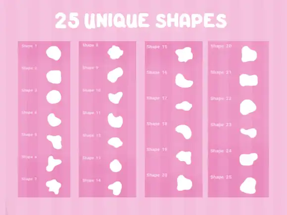 Cow Skin Pattern Stamp for Procreate 3 cow skin pattern stamp for procreate graphics 27666771 2 580x435 47590