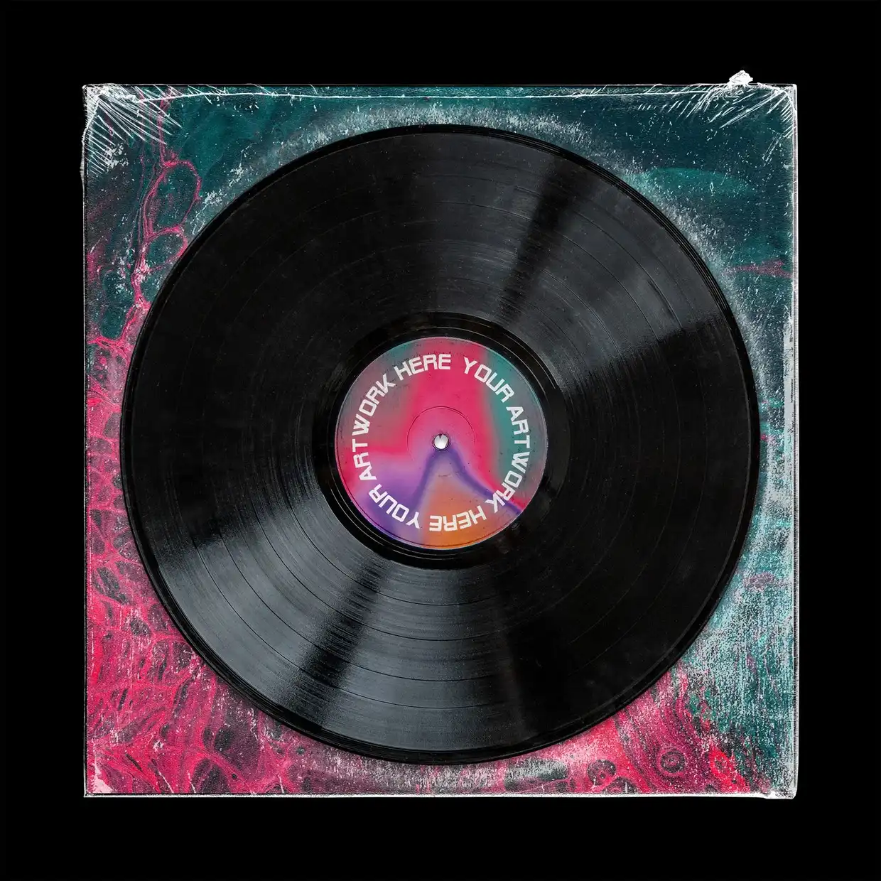 Customizable Vinyl Record Mockup 7 customizable vinyl record mockup (1) 55271