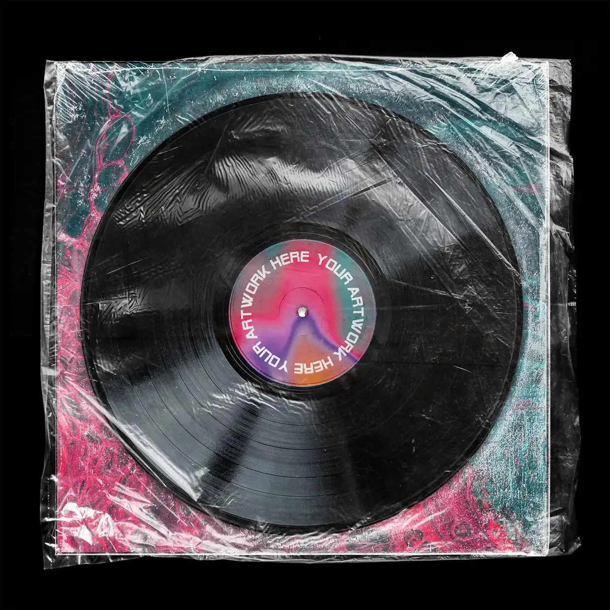 Customizable Vinyl Record Mockup 5 customizable vinyl record mockup (3) 55471