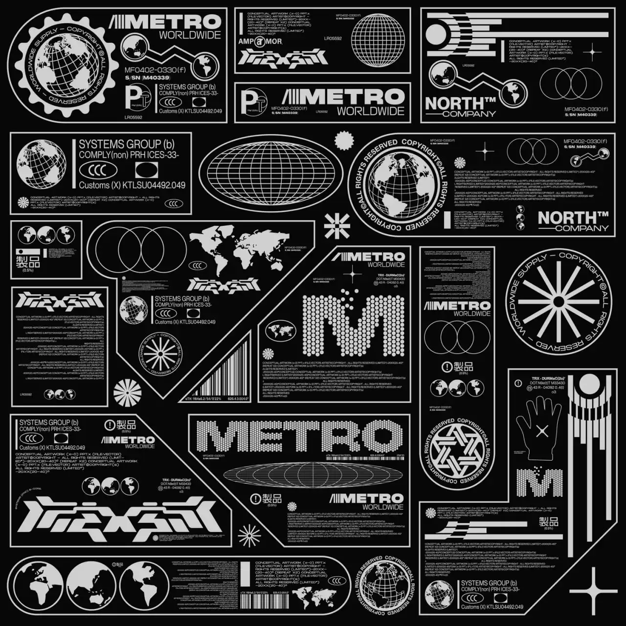 Cyber Label Pack 1 cyber label pack 55520