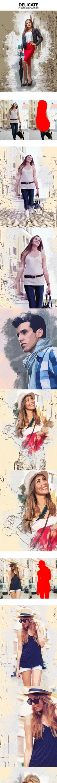 Delicate Photoshop Action