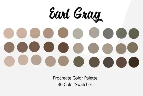 Earl Gray Procreate Color Palette