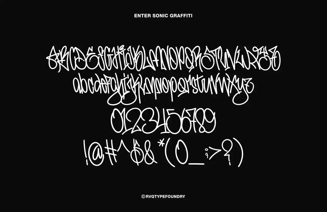 Enter Sonic Graffiti Font 5 enter sonic graffiti font (1) 50670