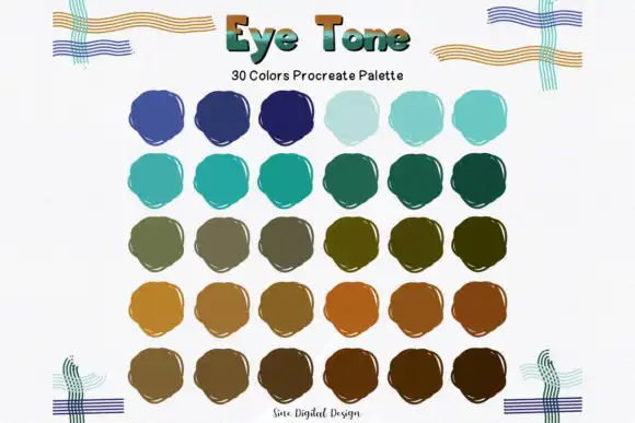 Eye Tone Procreate Color Palette