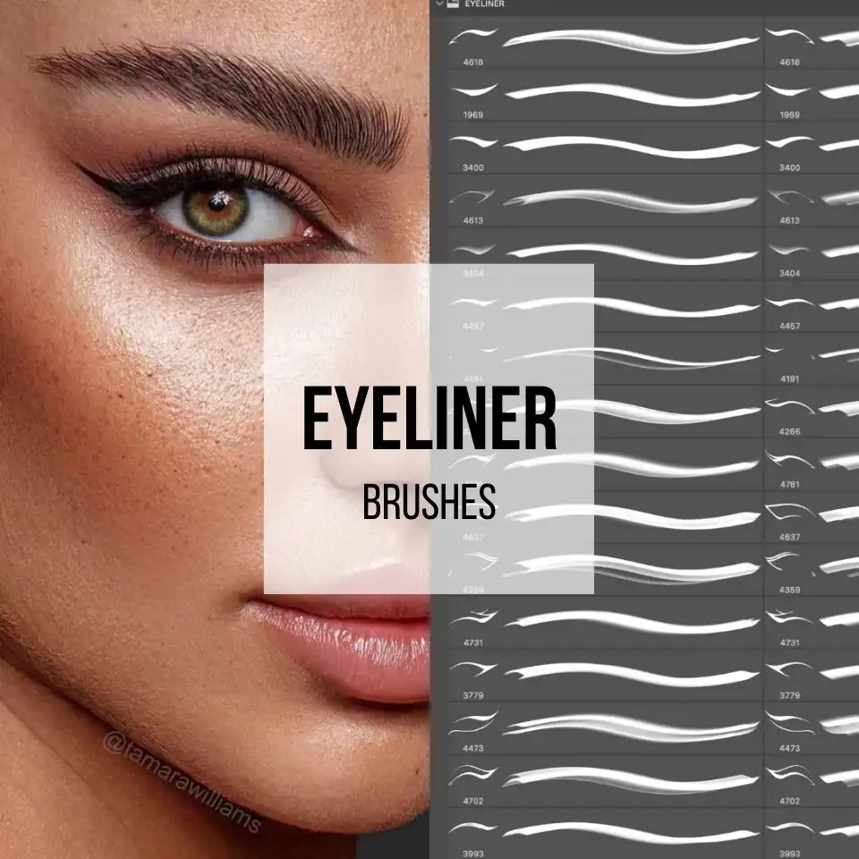 Natural Eyeliner Brushes