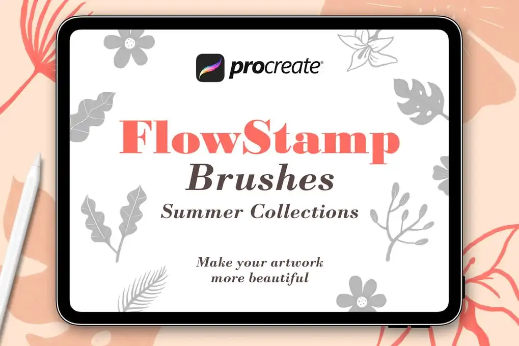Flow Stamp brushes Procreate