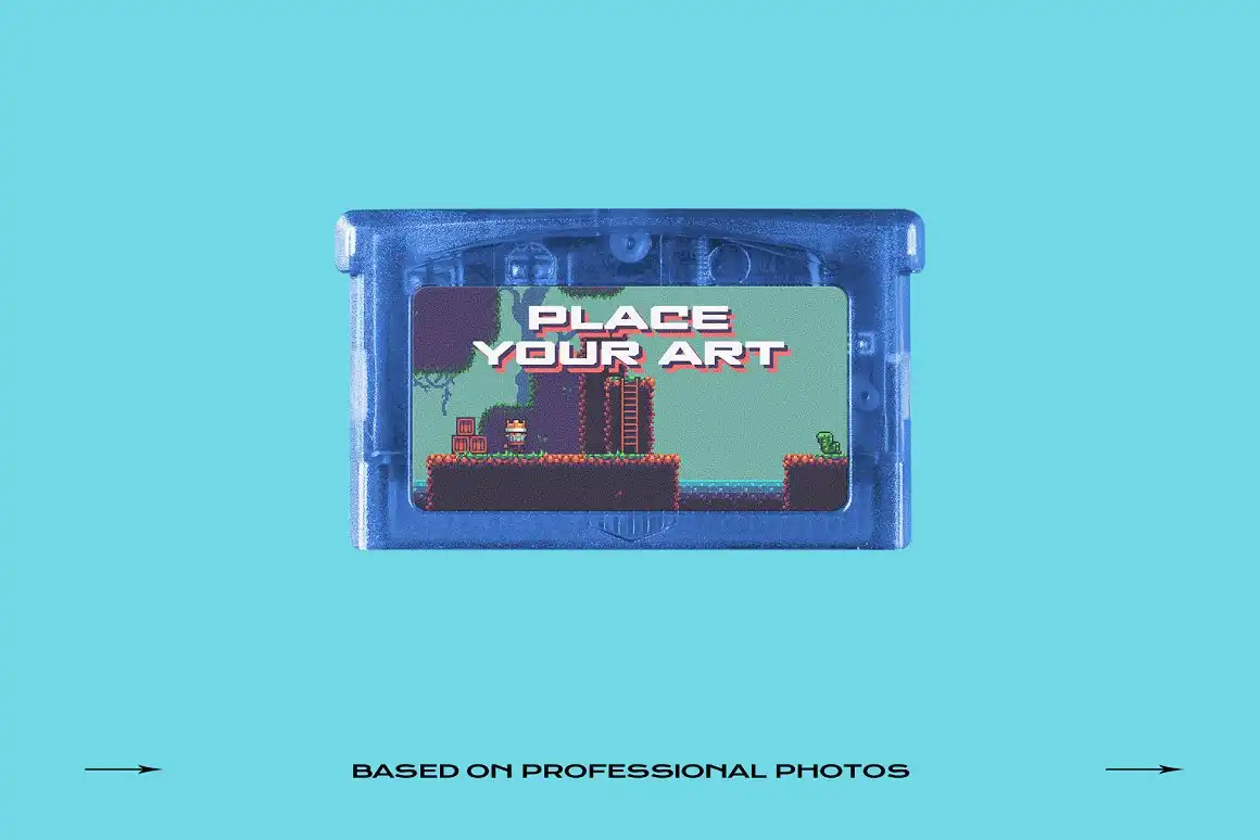 Game Cartridge Mockup Bundle Retro 19 game cartridge mockup bundle retro (14) 48769