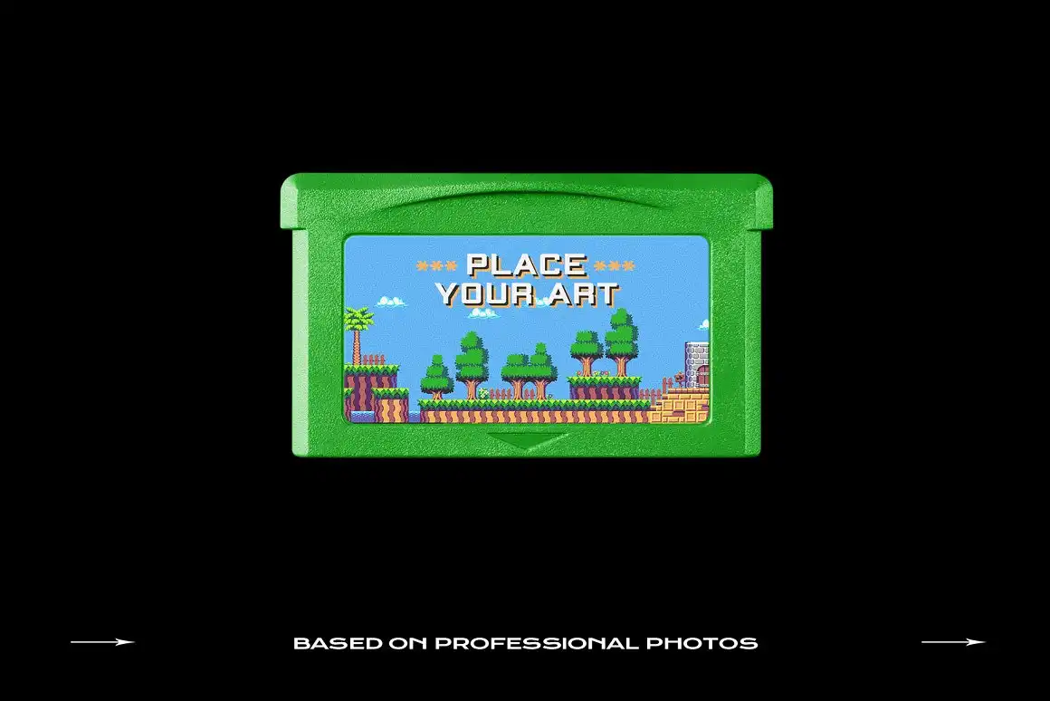 Game Cartridge Mockup Bundle Retro 17 game cartridge mockup bundle retro (16) 48867