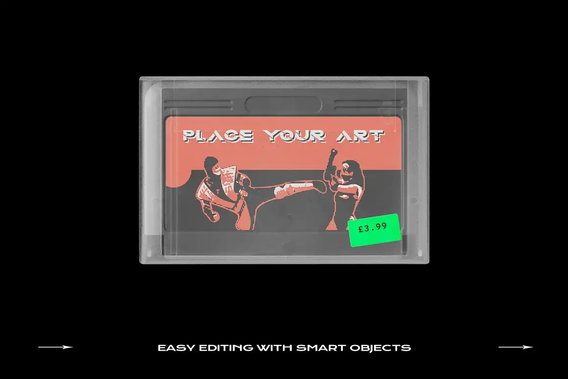 Game Cartridge Mockup Bundle Retro 39 game cartridge mockup bundle retro (23) 48409