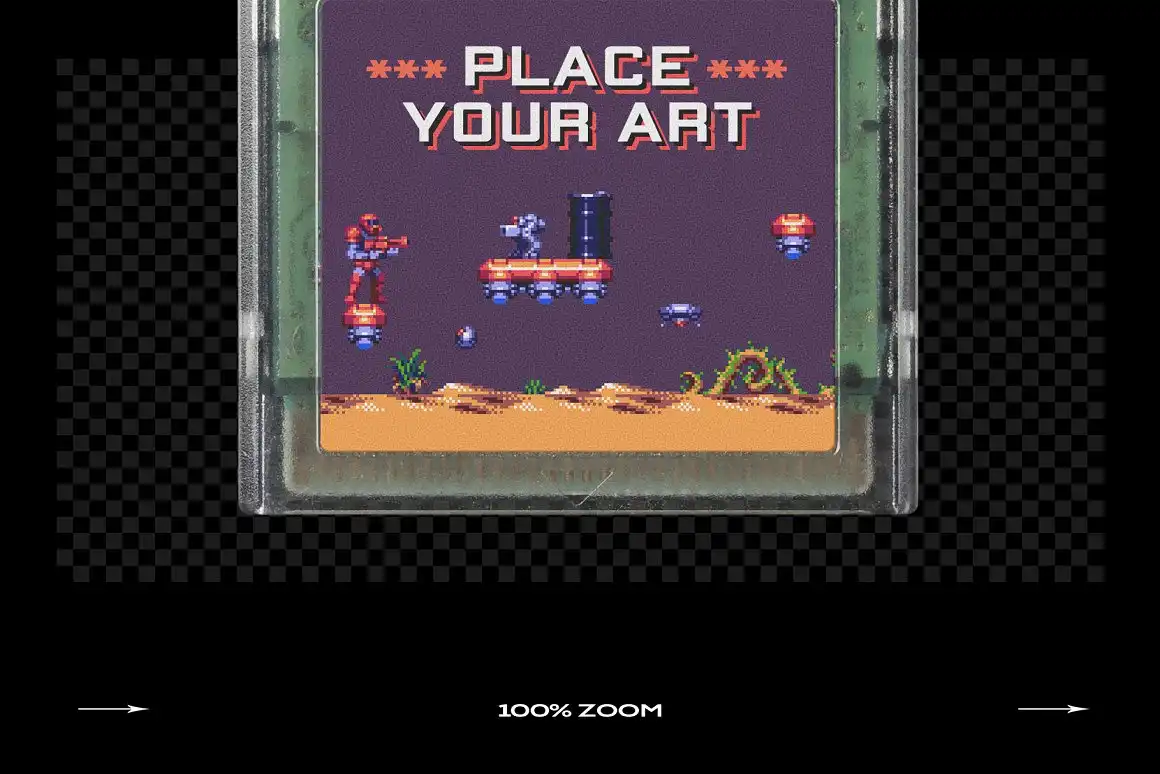 Game Cartridge Mockup Bundle Retro 9 game cartridge mockup bundle retro (3) 49069