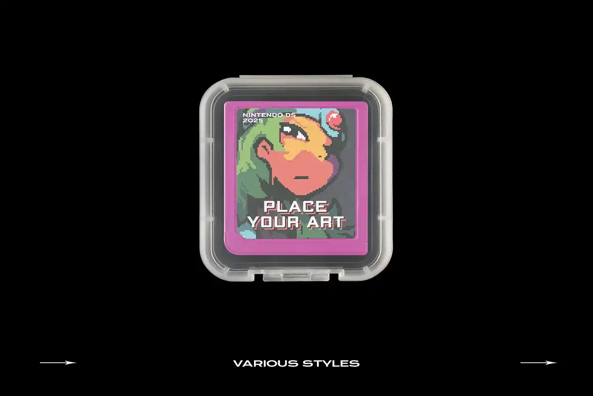 Game Cartridge Mockup Bundle Retro 44 game cartridge mockup bundle retro (41) 48165