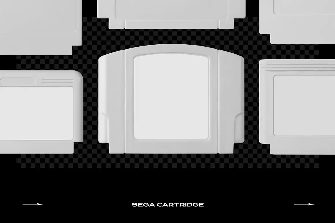 Game Cartridge Mockup Bundle Retro 49 game cartridge mockup bundle retro (55) 48052