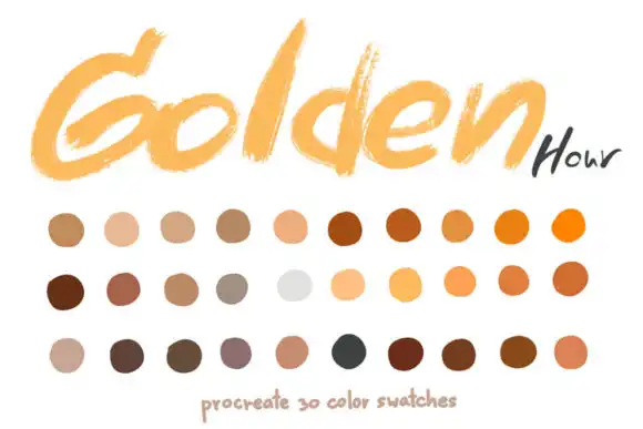 Golden Hour Procreate Color