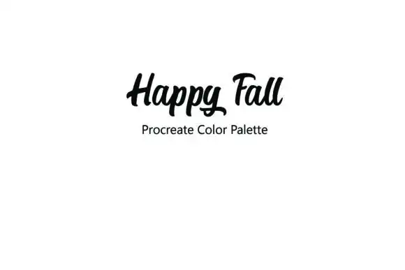 Happy Fall Procreate Color Palette 3 happy fall procreate color palette 2 47369