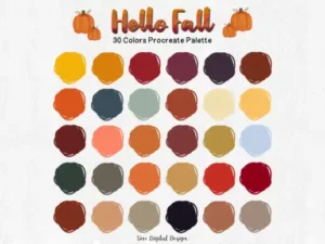 hello fall procreate color palette graphics 5976218 1 1 580x387 52253