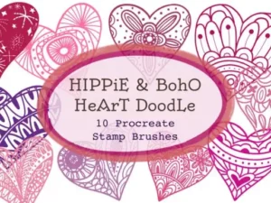 hippie boho heart doodle graphics 8313326 1 1 580x386 53963