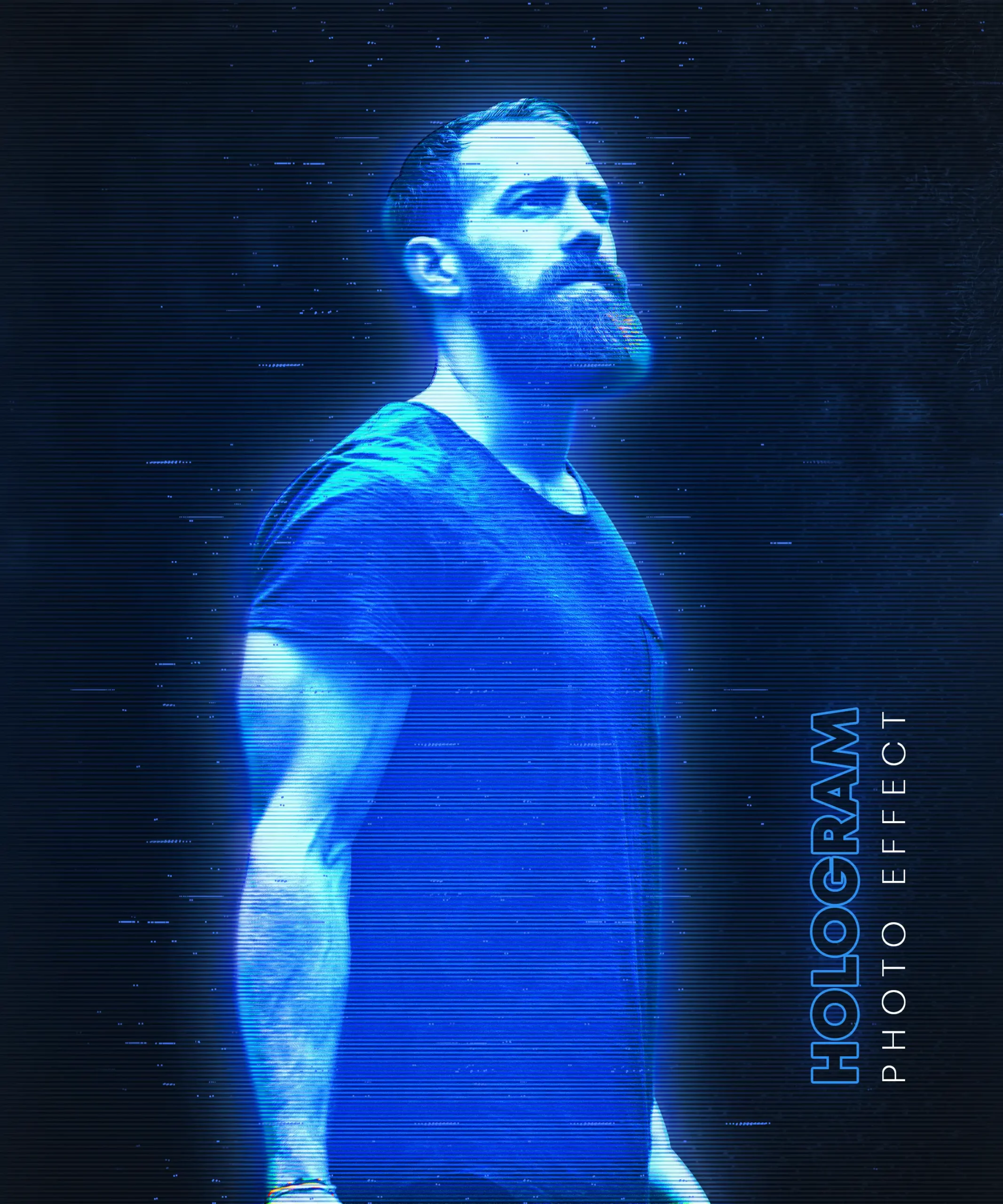 Hologram Photo Effect