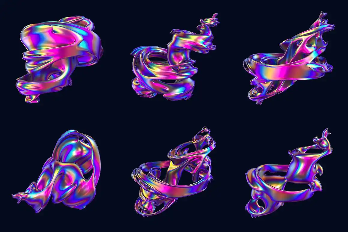 Hyper Abstract Cyclone Shapes 6 hyper abstract cyclone shapes (12) 50730