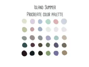 island summer procreate color swatches graphics 3749759 1 1 580x387 50259