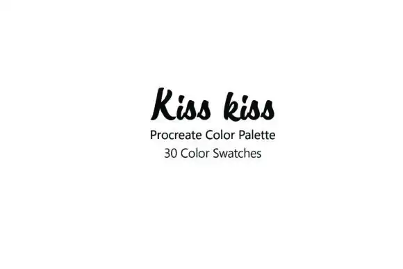 Kiss Kiss Procreate Color Palette 3 kiss kiss procreate color palette 1 47362