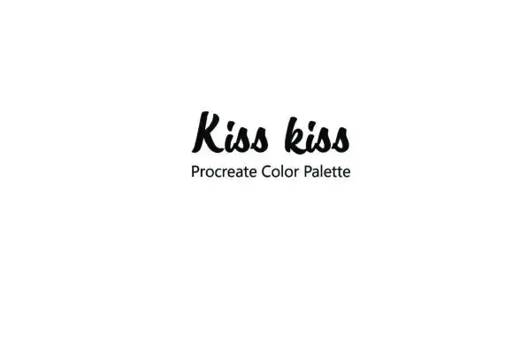 Kiss Kiss Procreate Color Palette 4 kiss kiss procreate color palette 2 47287