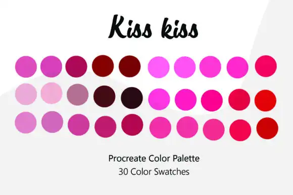 Kiss Kiss Procreate Color Palette