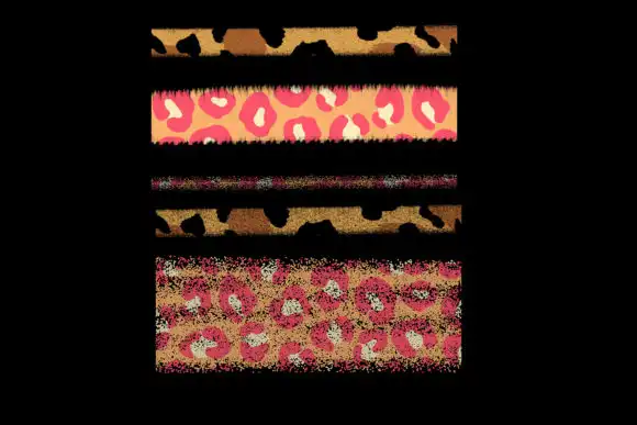 Leopard Love Heart Brush Stroke Clipart 5 leopard love heart brush stroke clipart 2 48334