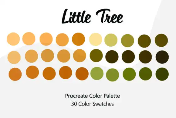 Little Tree Procreate Color Palette