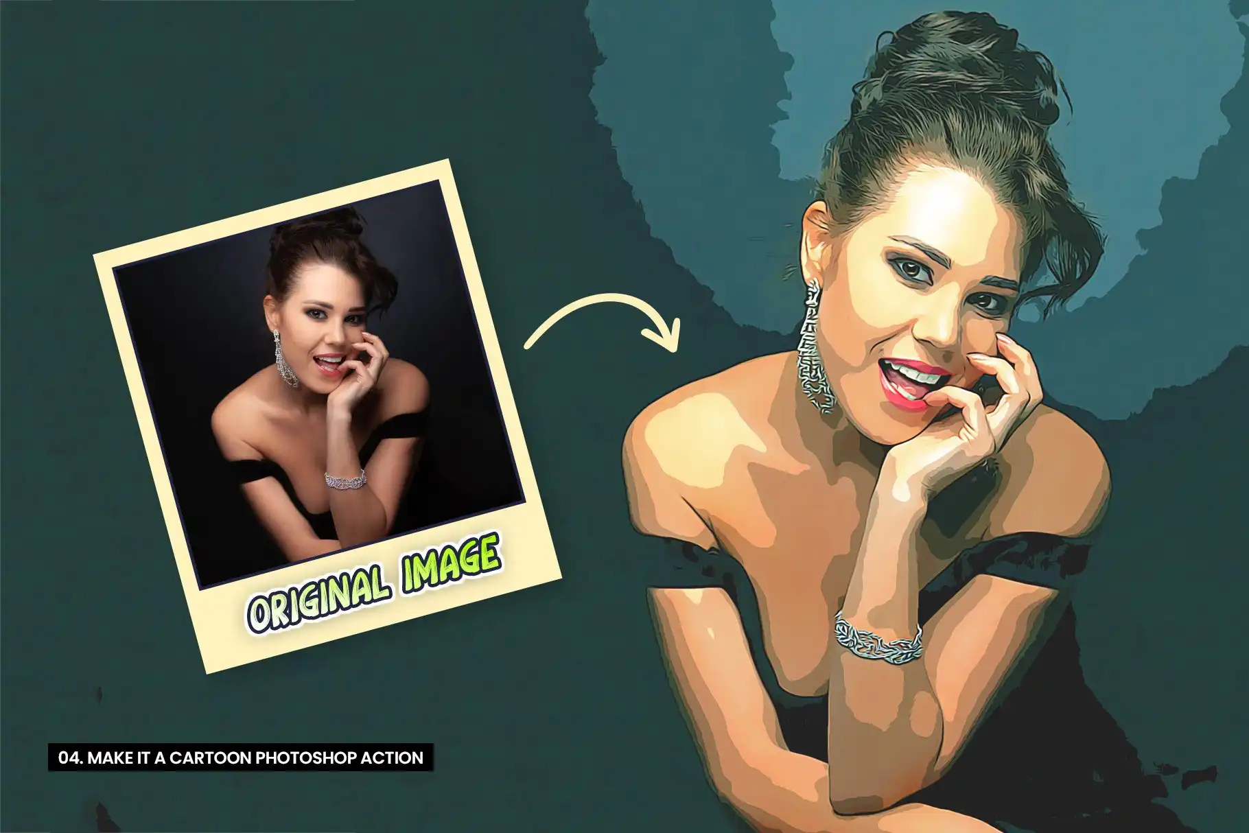 Make It A Cartoon Photoshop Action 3 make it a cartoon photoshop action8 59548