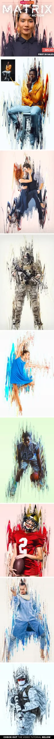 Matrix Photoshop Action