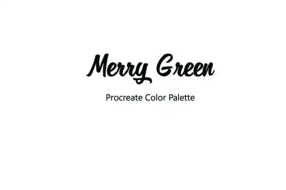 Merry Green Procreate Color Palette 3 merry green procreate color palette 2 47377