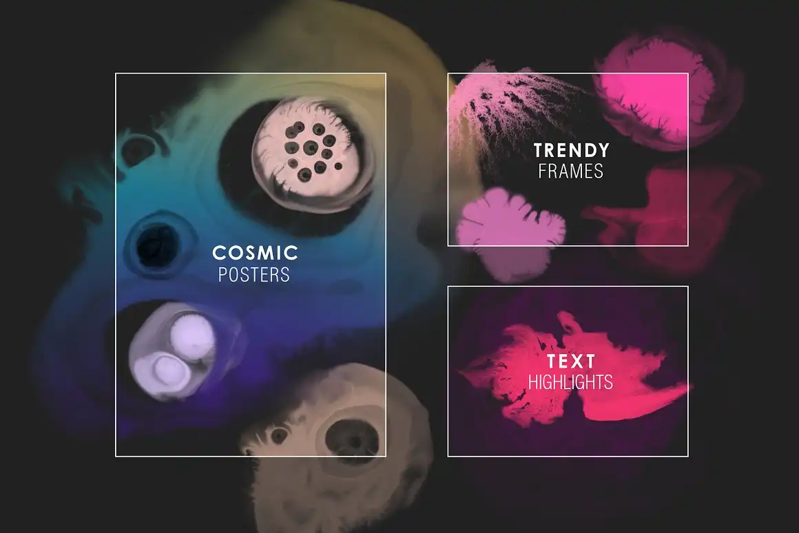 MICROCOSM - 55 Photoshop brushes