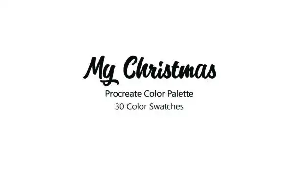 My Christmas Procreate Color Palette 3 my christmas procreate color palette 1 47494
