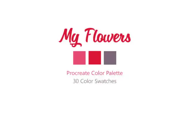 My Flowers Procreate Color Palette 3 my flowers procreate color palette 1 47446