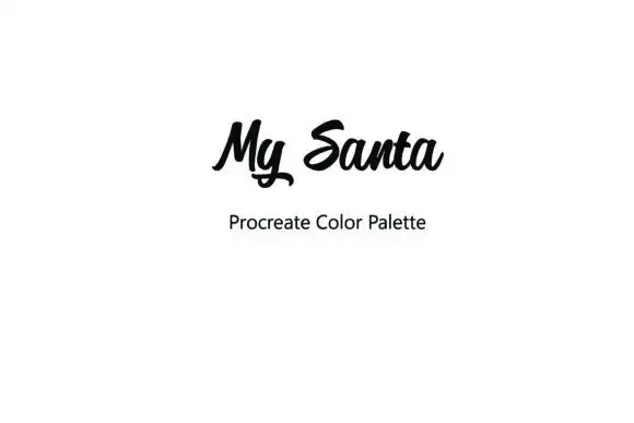 My Santa Procreate Color Palette 4 my santa procreate color palette 2 47329