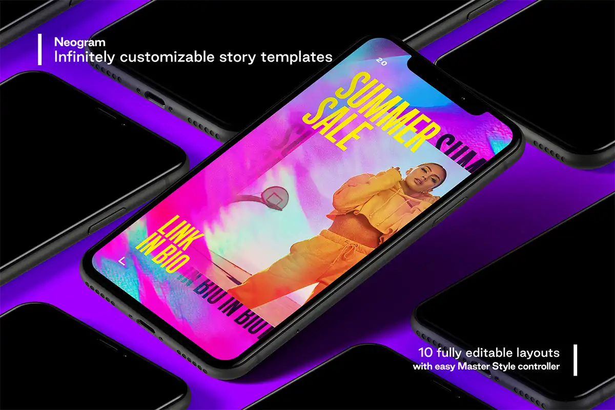NEOGRAM - by Studio 2AM Social Media Templates 7 neogram by studio 2am social media templates2 54172
