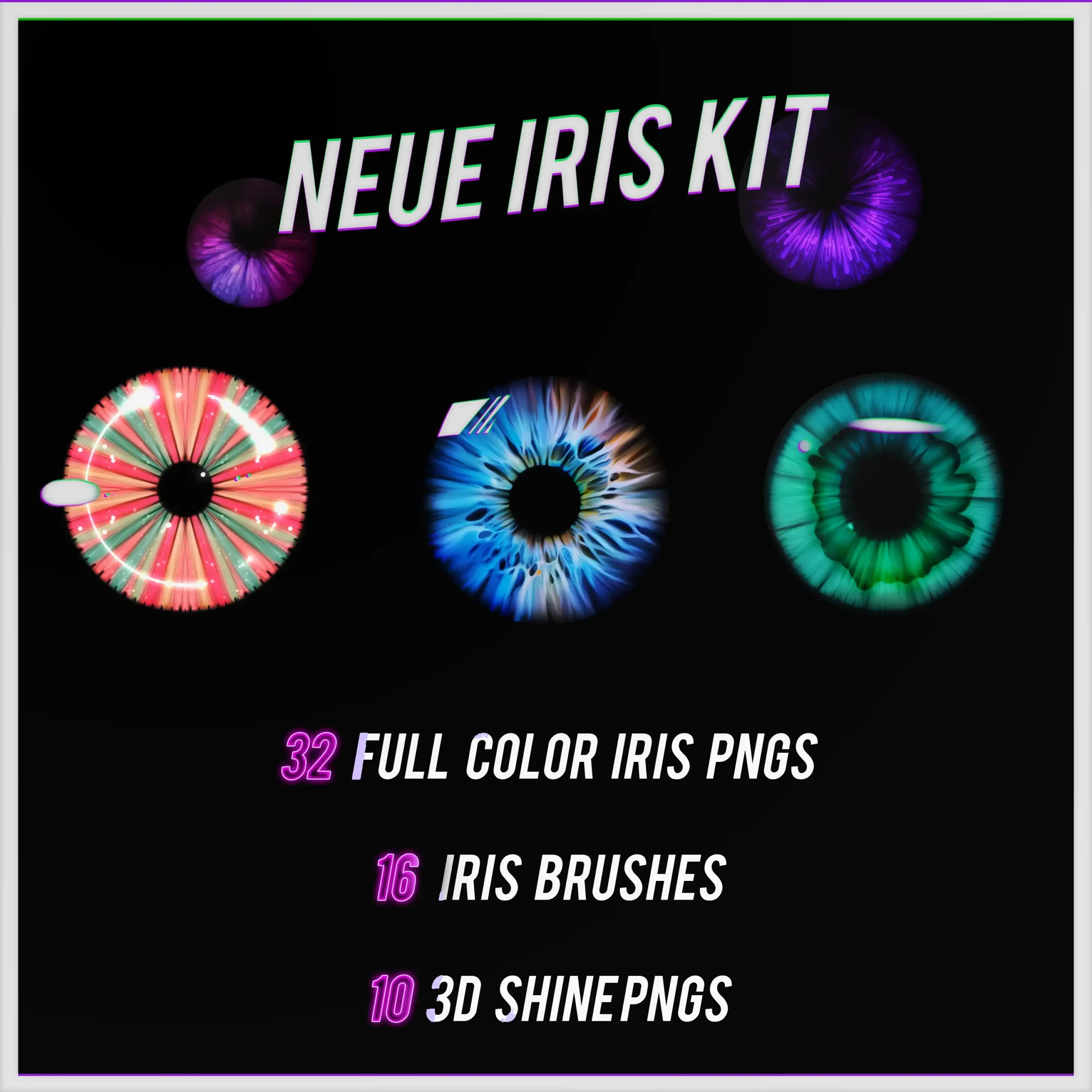 Neue Iris Kit by Taozipie for Procreate/Photoshop/Medibang 4 neue iris kit by taozipie for procreate photoshop medibang2 58640