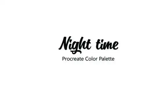 Night Time Procreate Color Palette 4 night time procreate color palette 2 47337