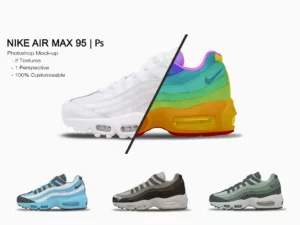 nike air max 95 photoshop mockup 53002
