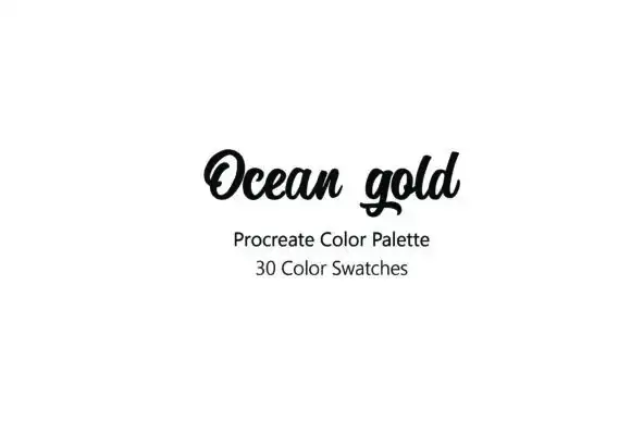 Ocean Gold Procreate Color Palette 3 ocean gold procreate color palette 1 47459