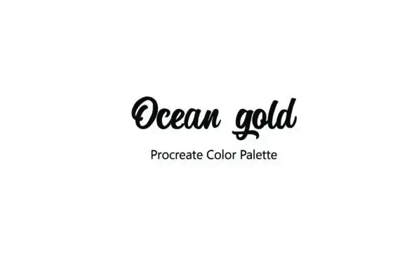 Ocean Gold Procreate Color Palette 4 ocean gold procreate color palette 2 47360