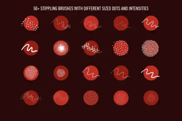 On Point Stippling Photoshop Brushes 5 on point photoshop brushes 2 56491