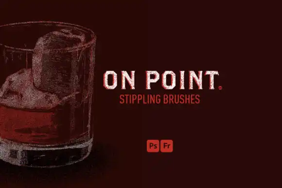 On Point Stippling Photoshop Brushes