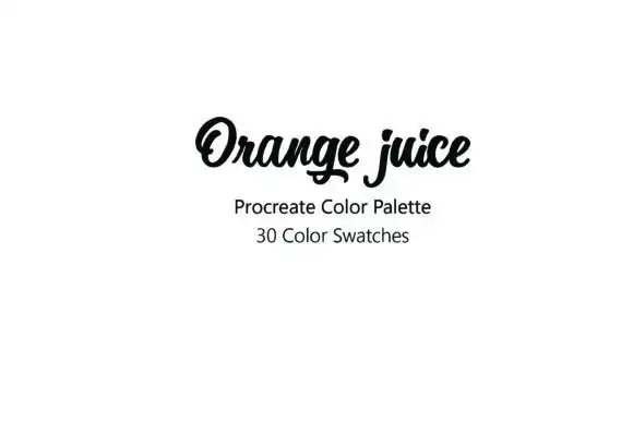 Orange Juice Procreate Color Palette 3 orange juice procreate color palette 1 47487