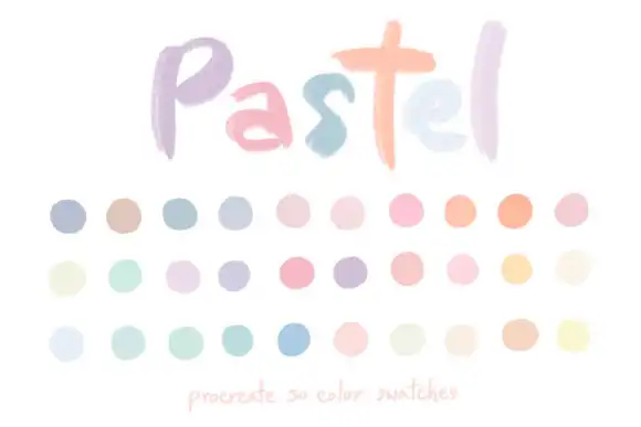 Pastel Procreate color palettes